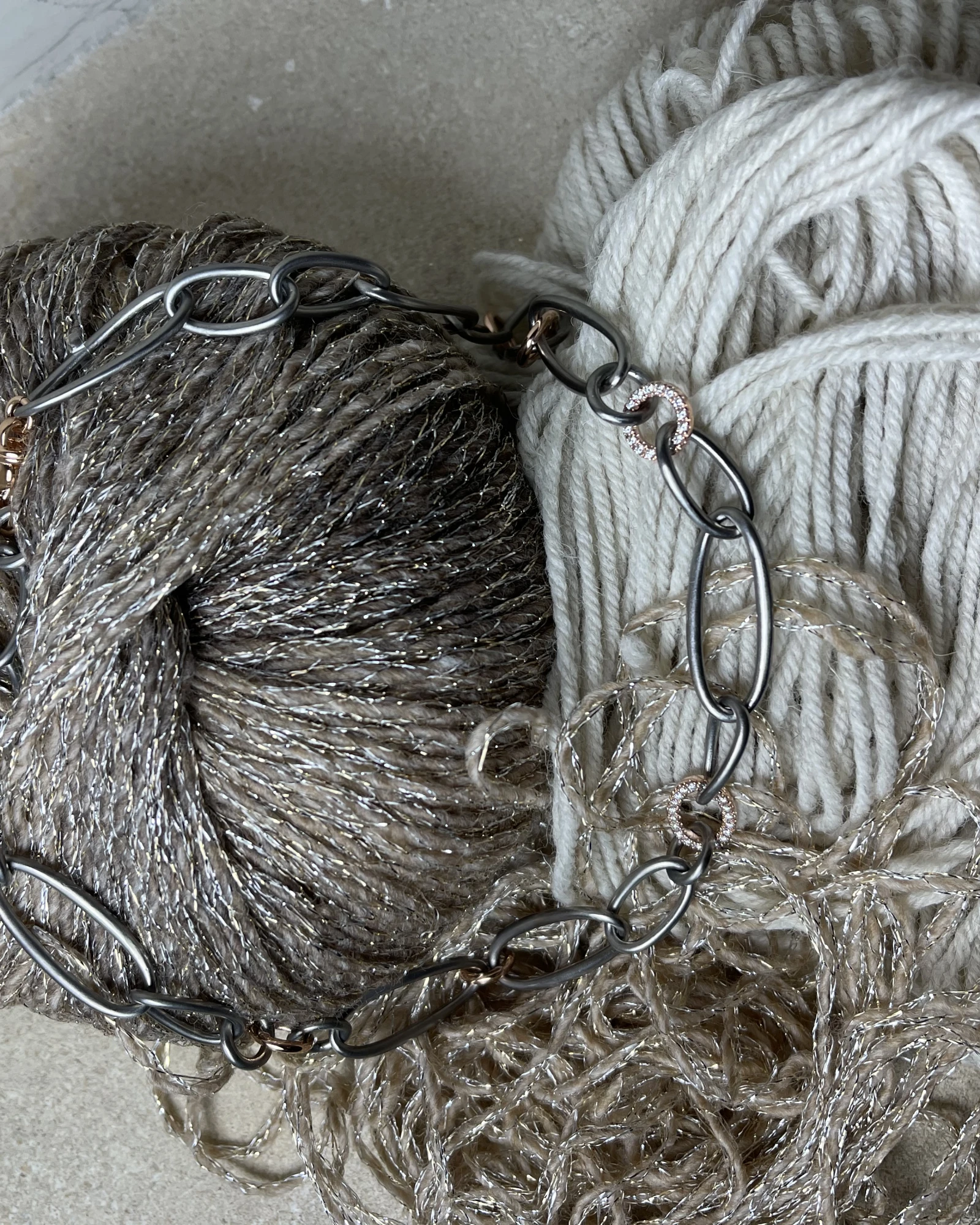 015 Anteo Girocollo in oro bianco e giallo cod: 3592