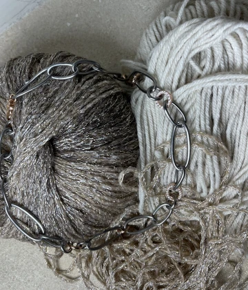 015 Anteo Girocollo in oro bianco e giallo cod: 3592