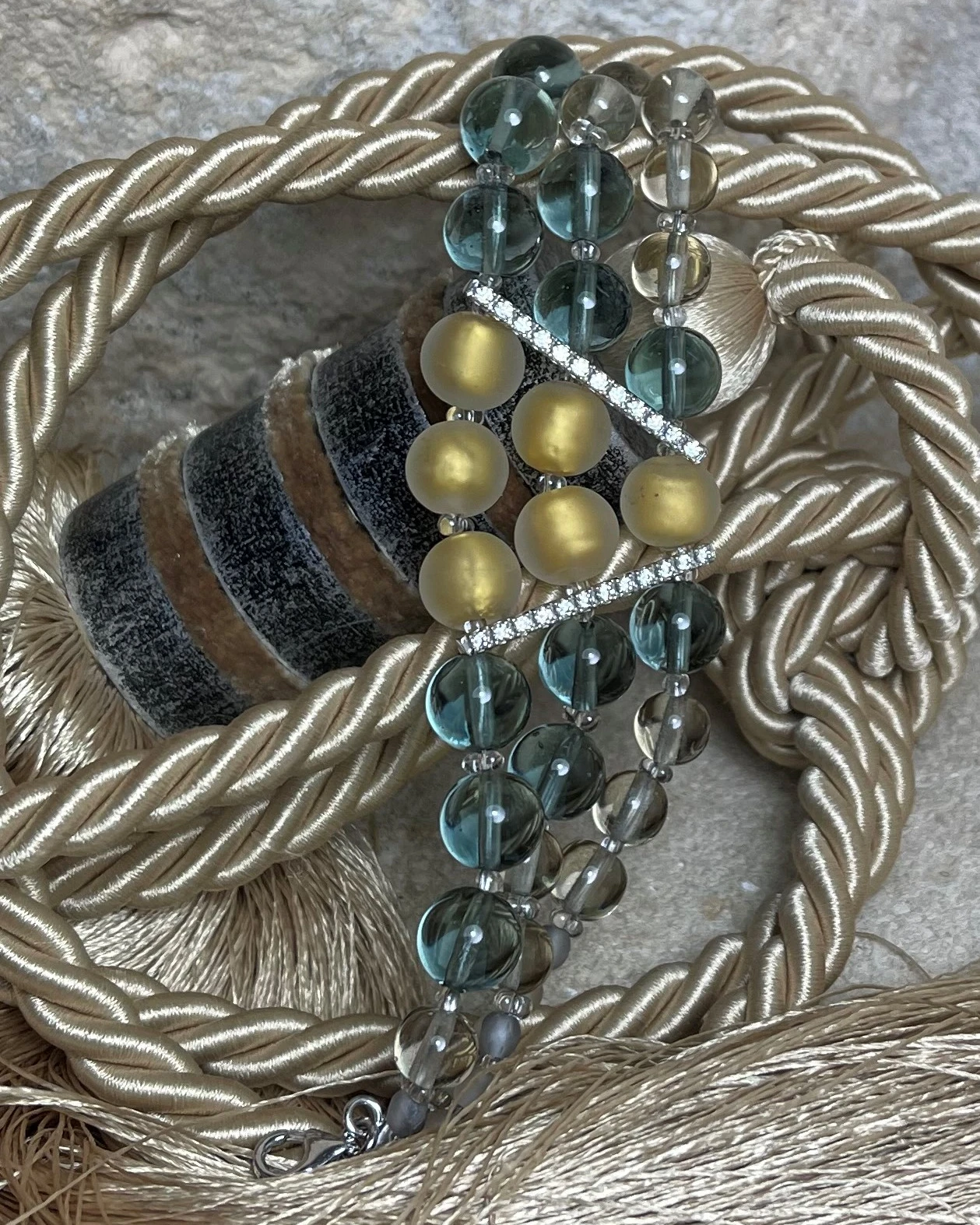 Bracciale argento con murrine e zirconi cod: BR677A32