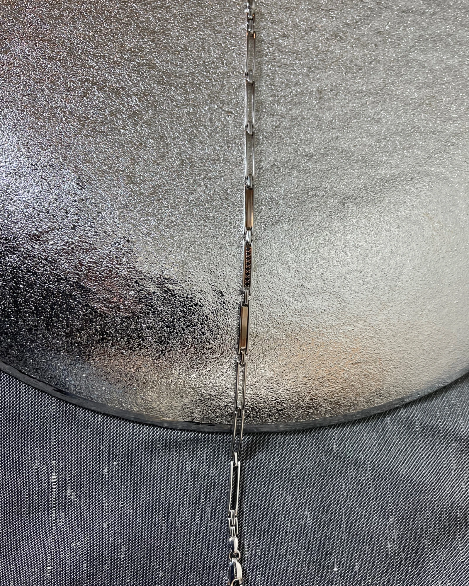 023 Comete_Gioielli bracciale argento con spinelli cod:  UBR739