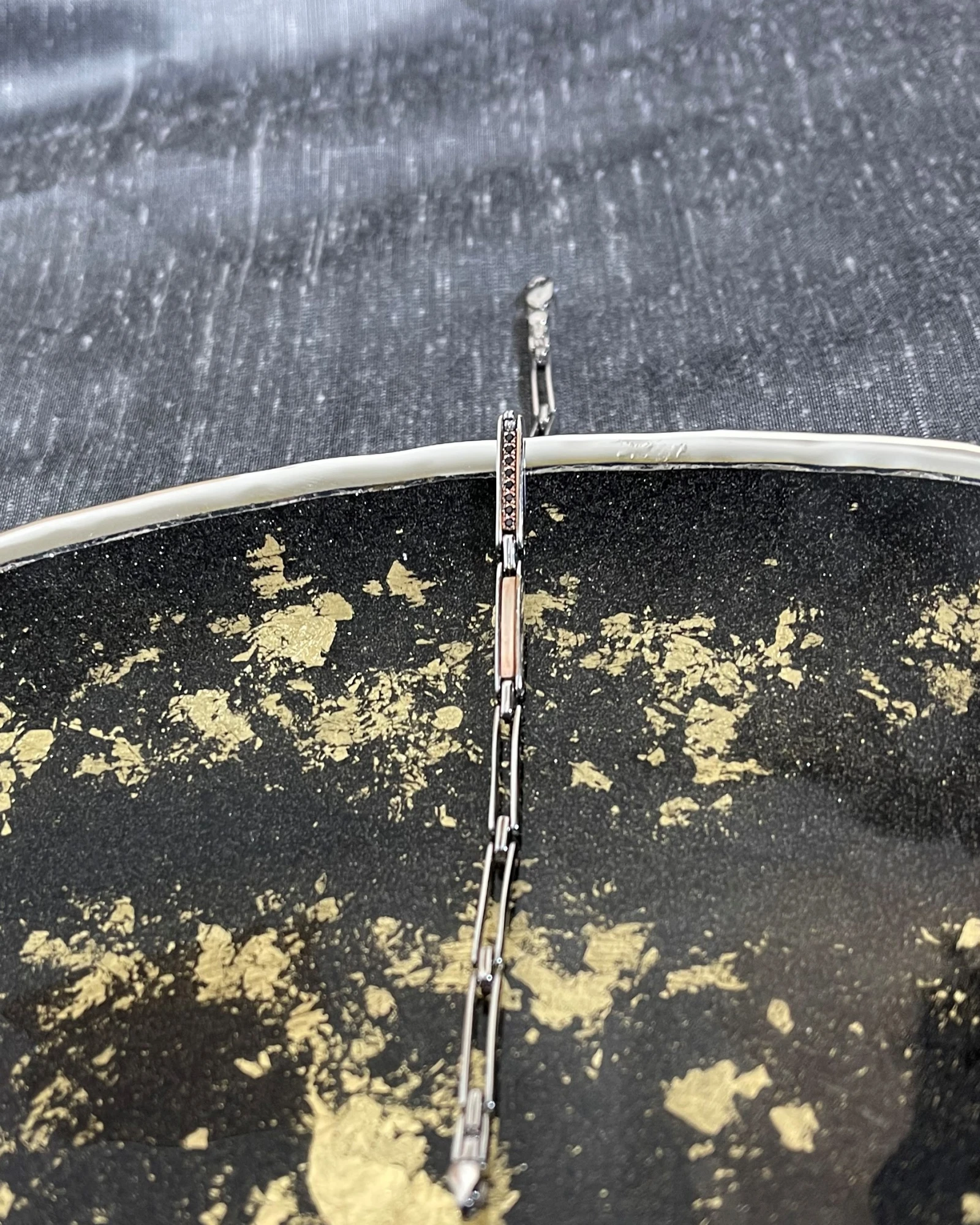 023 Comete_Gioielli bracciale argento con spinelli cod:  UBR739