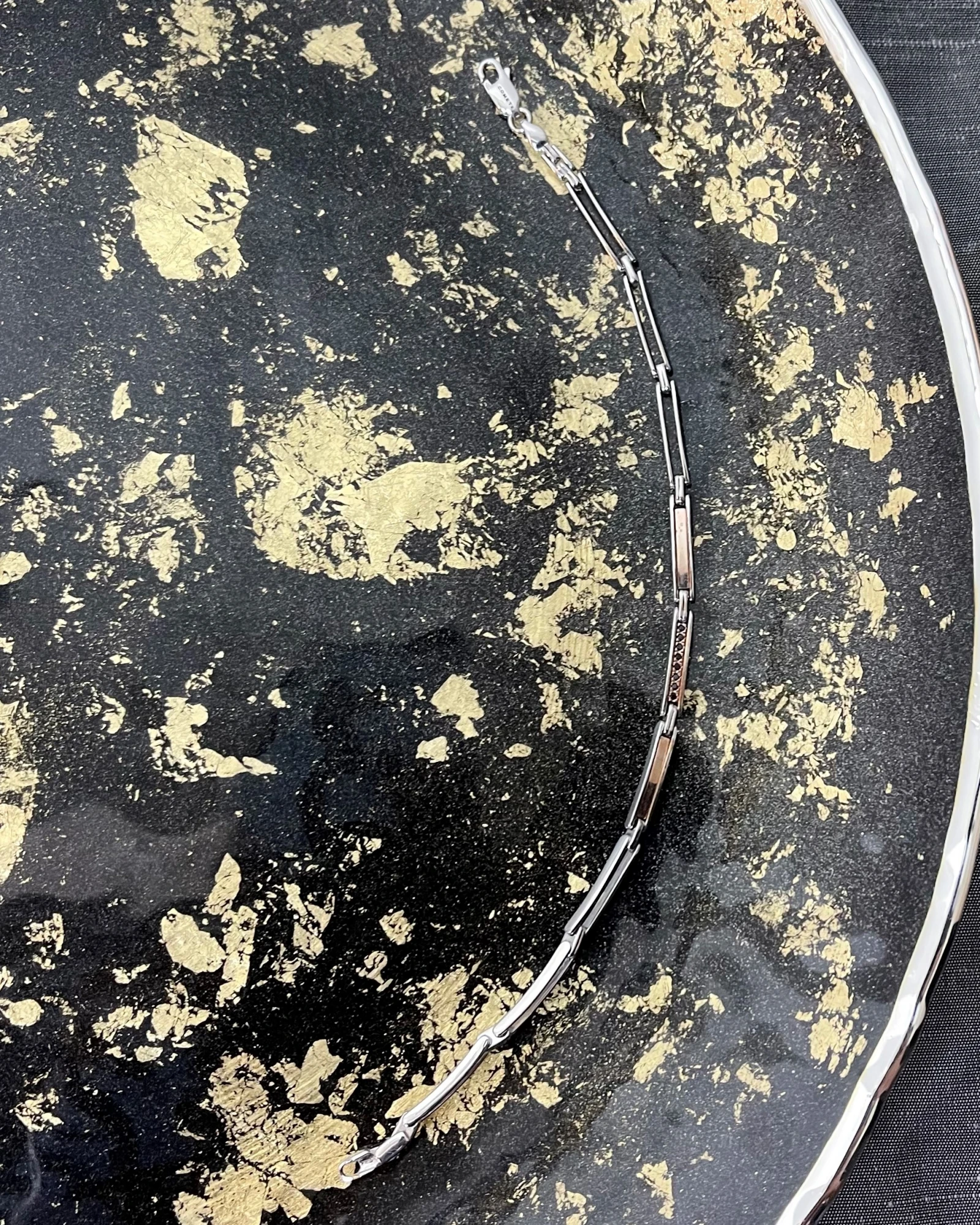 023 Comete_Gioielli bracciale argento con spinelli cod:  UBR739