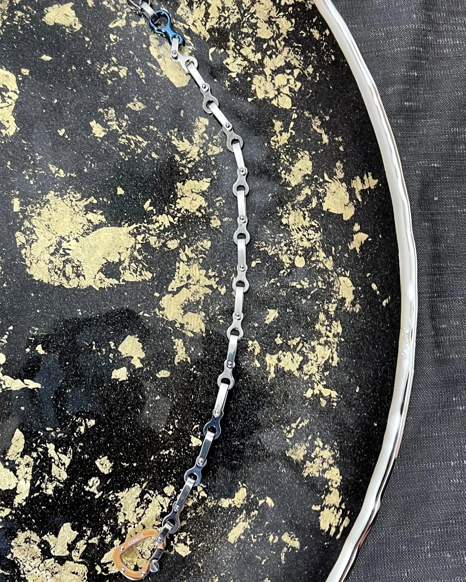 023 Comete_Gioielli bracciale acciaio cod:  UBR815