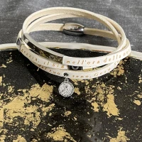 Sector bracciale in pelle e acciaio cod:  SADO12