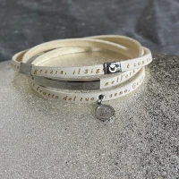 Sector bracciale in pelle e acciaio cod:  SADO12