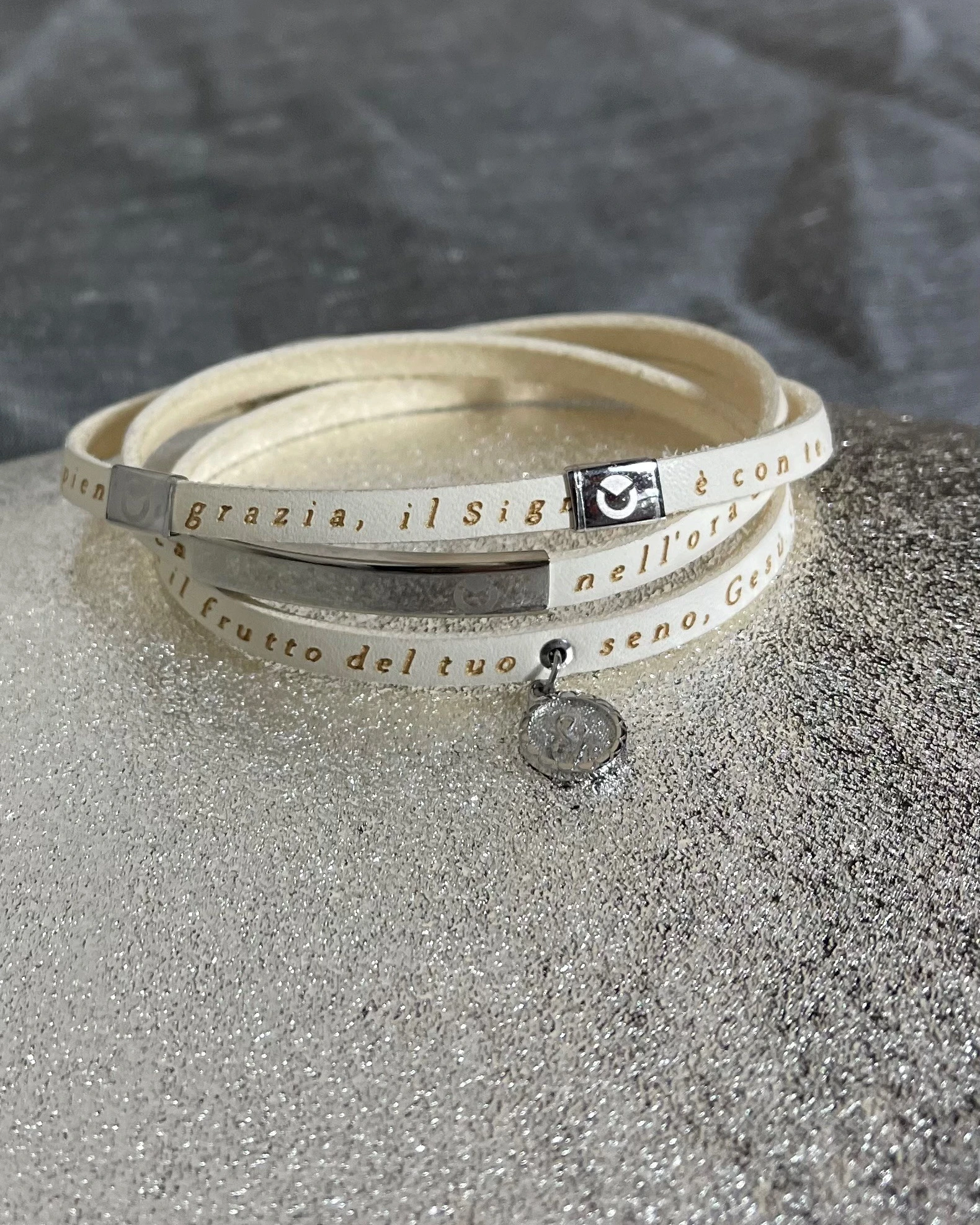 Sector bracciale in pelle e acciaio cod:  SADO12