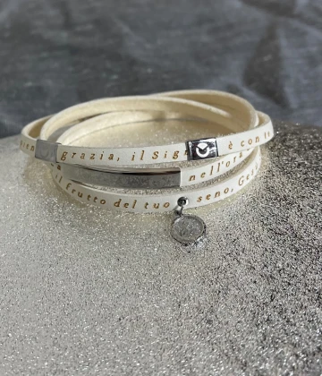 Sector bracciale in pelle e acciaio cod:  SADO12