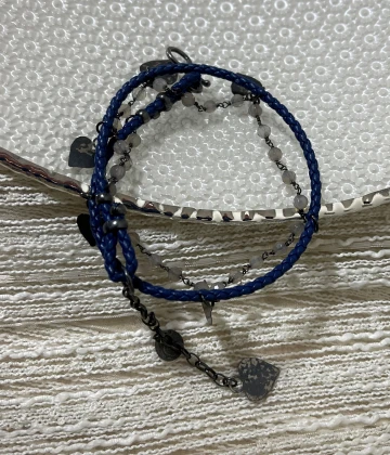 Bracciale spago con perline cod: NCO49