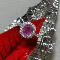 013 Miluna Anello oro con Zaffiro e brillanti cod: LID3495