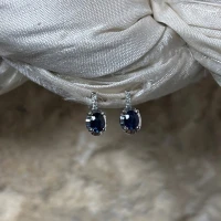 013 Miluna Orecchini in oro con Zaffiri e brillanti cod: ERD2471