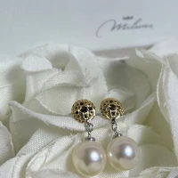 013 Miluna Orecchini  in oro con Perle cod: PER254BG