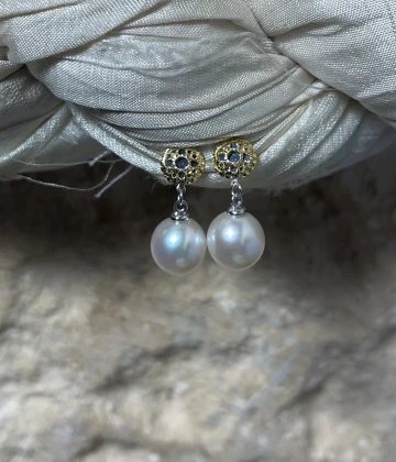 013 Miluna Orecchini  in oro con Perle cod: PER254BG