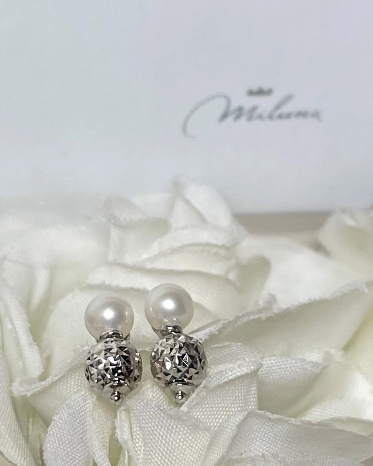 013 Miluna Orecchini  in oro con Perle cod: PER2138