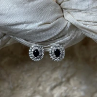 013 Miluna Orecchini in oro con Zaffiri e brillanti cod: ERD2541