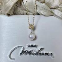 013 Miluna Collana oro giallo con Perla  cod: PCL6169BG