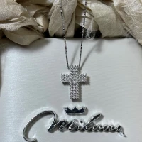 013 Miluna Collana oro bianco con brillanti cod: CLD3972