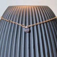 Collana bronzo rosa con zirconi cod: BSOCBB01