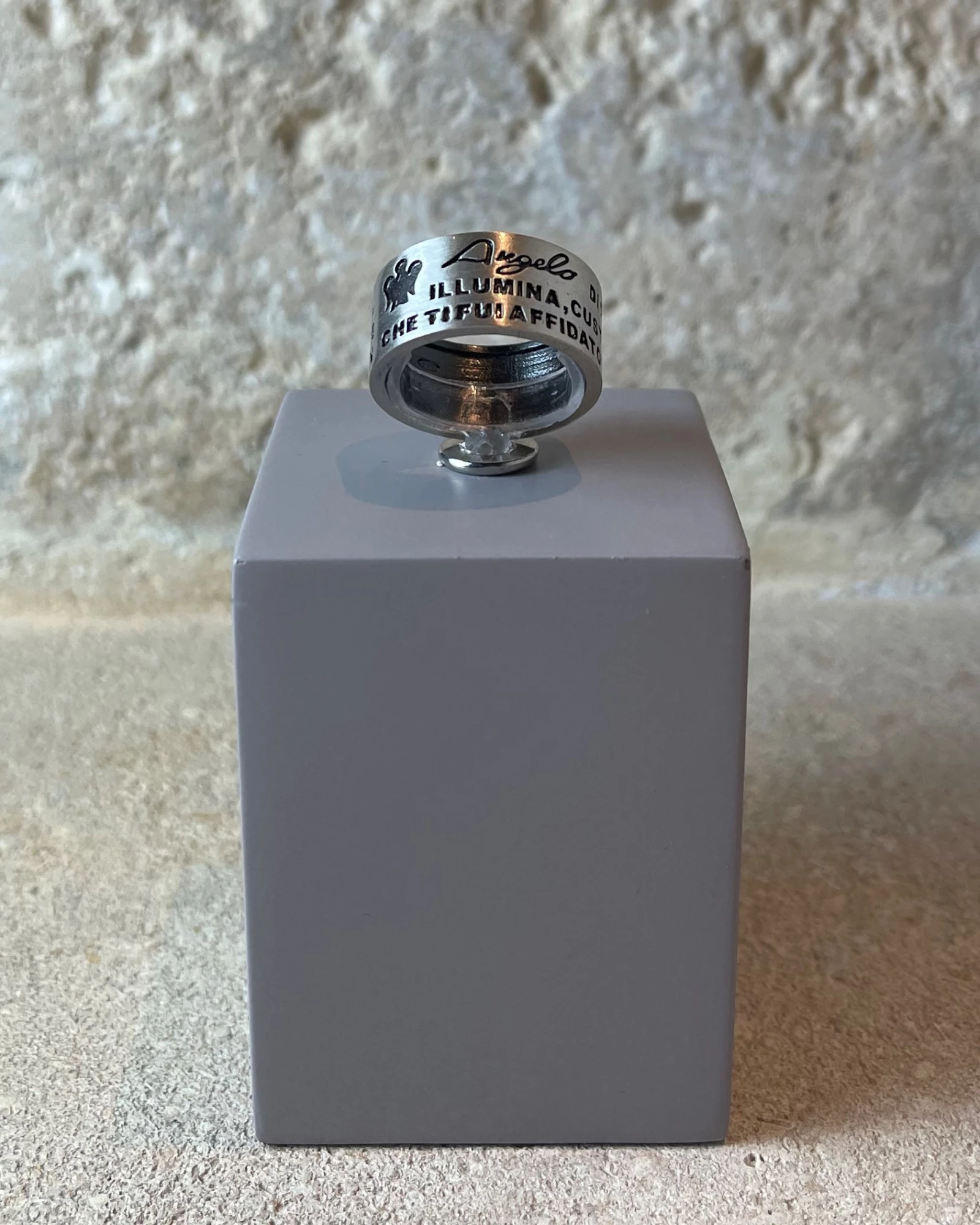 Anello argento inciso cod: GIA162