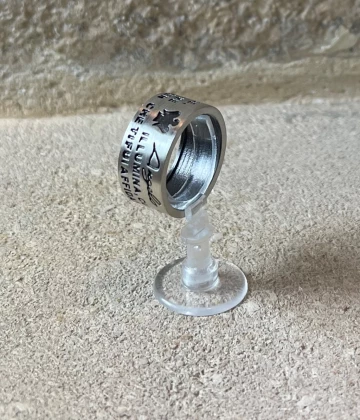 Anello argento inciso cod: GIA162