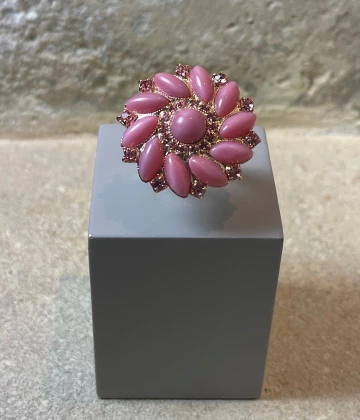 Anello bronzo rosa con zirconi cod: KBA3613/11