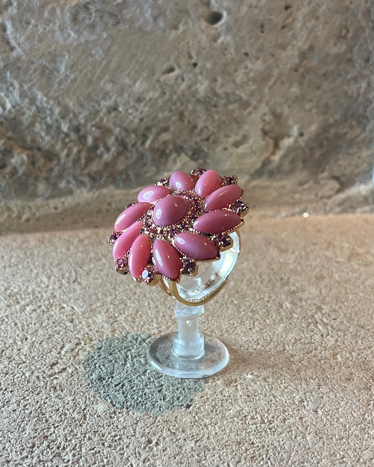 Anello bronzo rosa con zirconi cod: KBA3613/11