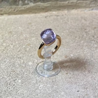 Anello argento giallo con zirconi cod: DPA3