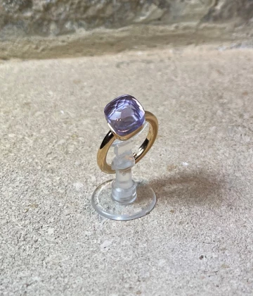 Anello argento giallo con zirconi cod: DPA3