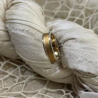 015 Anteo fede in oro bianco e giallo  cod: JT140