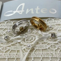 015 Anteo fede in oro bianco  cod: 9908_1