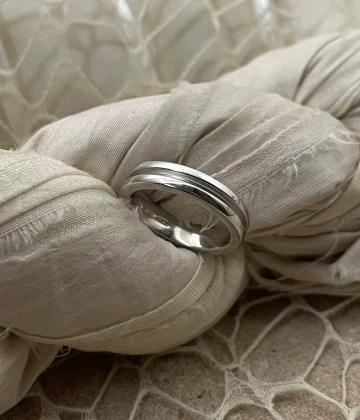 015 Anteo fede in oro bianco  cod: 9908_1