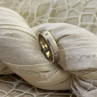 015 Anteo fede in oro e platino bianco e giallo con brillanti cod: T154