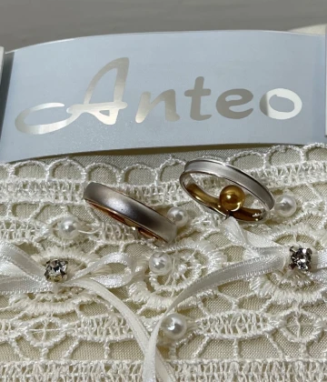 015 Anteo fede in oro bianco  cod: 0804L