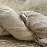 015 Anteo fede in oro bianco  cod: 0804L