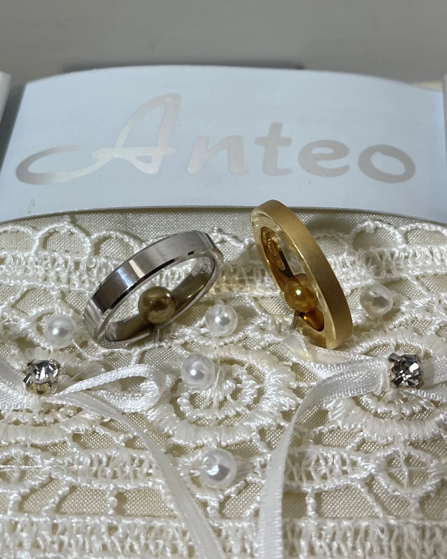 015 Anteo fede in oro bianco cod: T127