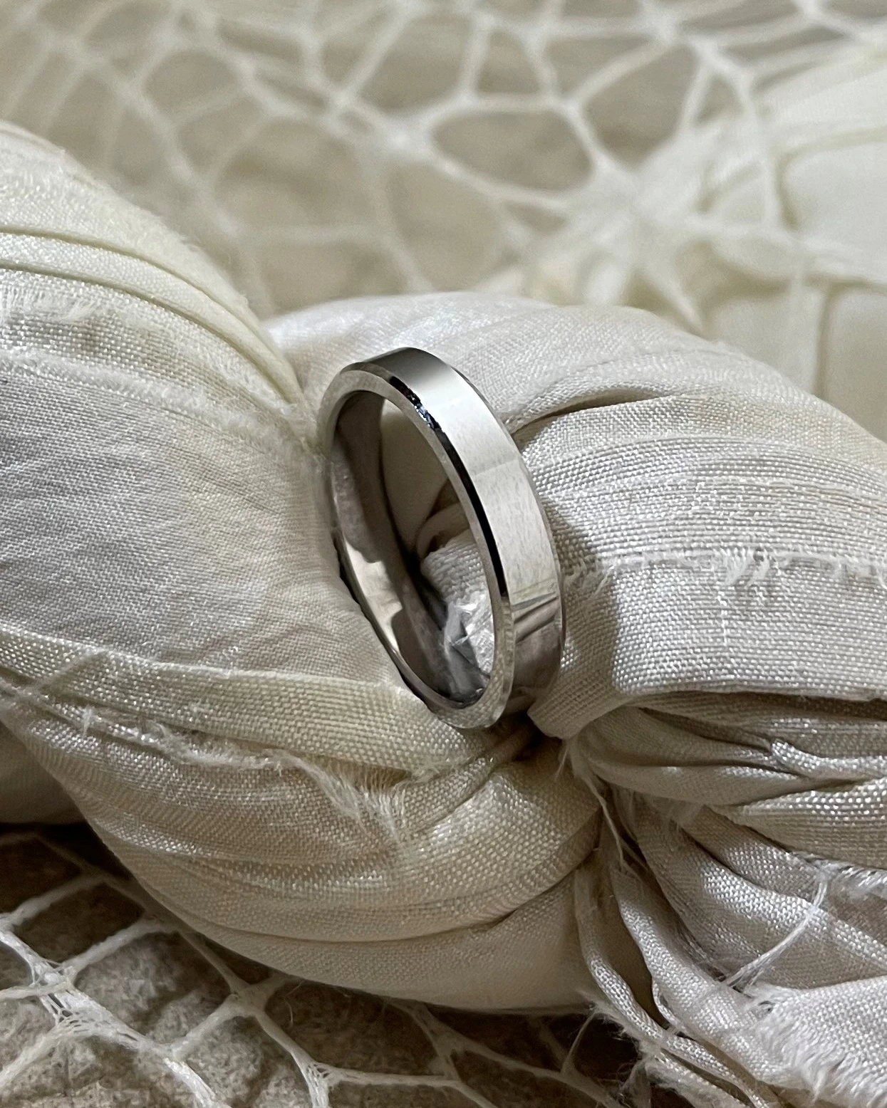 015 Anteo fede in oro bianco cod: T127