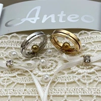 015 Anteo fede in oro bianco con brillanti  cod: 0553_1