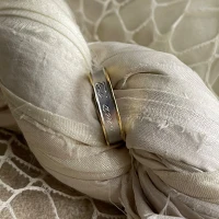 015 Anteo fede in oro bianco e giallo  cod: JT139