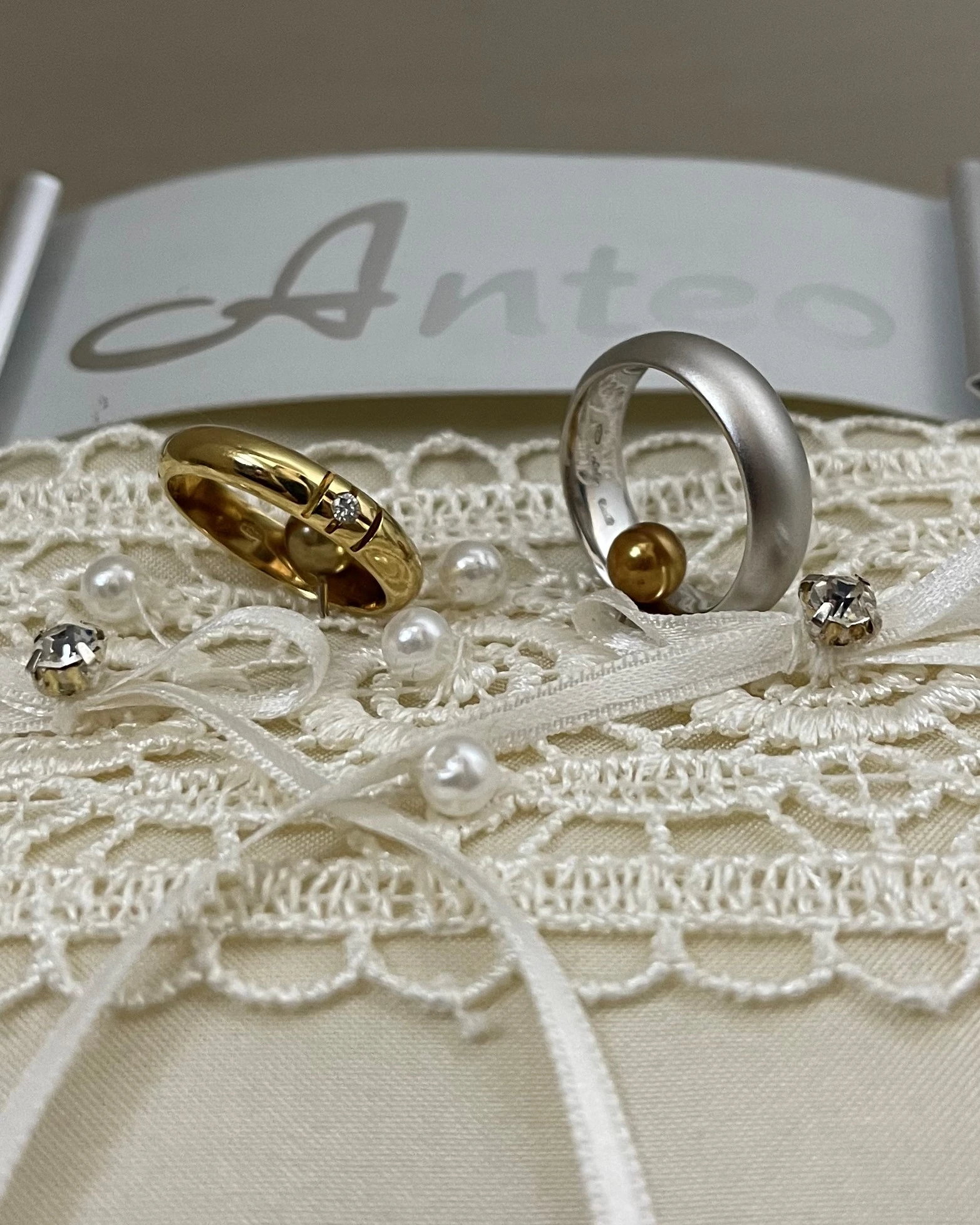 015 Anteo fede in oro bianco cod: 9928