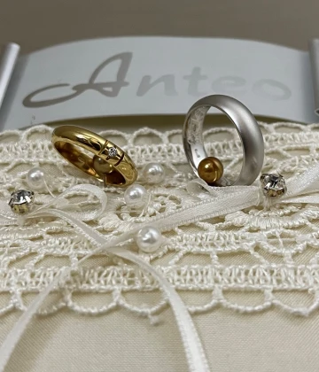 015 Anteo fede in oro bianco cod: 9928