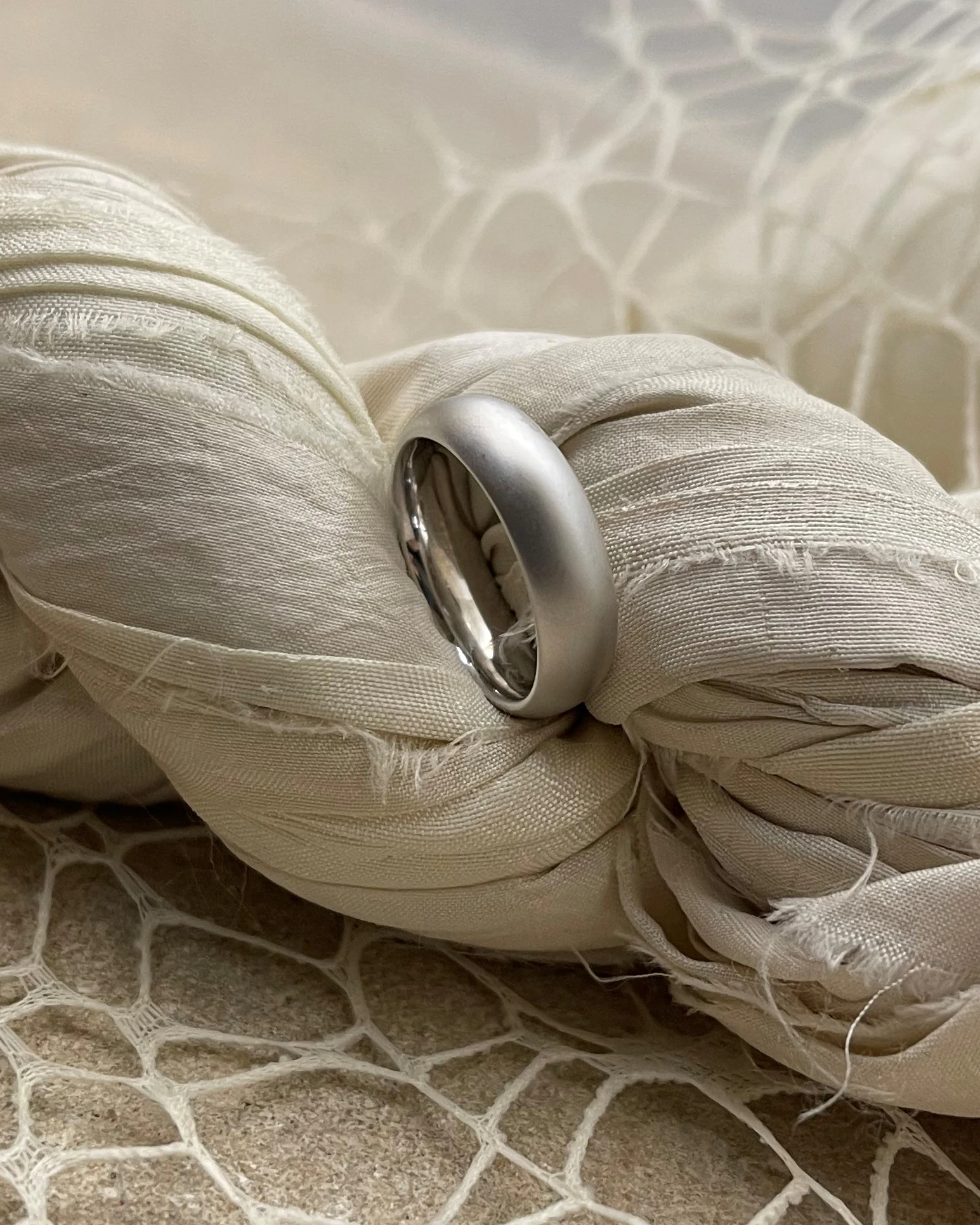 015 Anteo fede in oro bianco cod: 9928