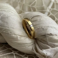 015 Anteo fede in oro giallo  cod: 0902B