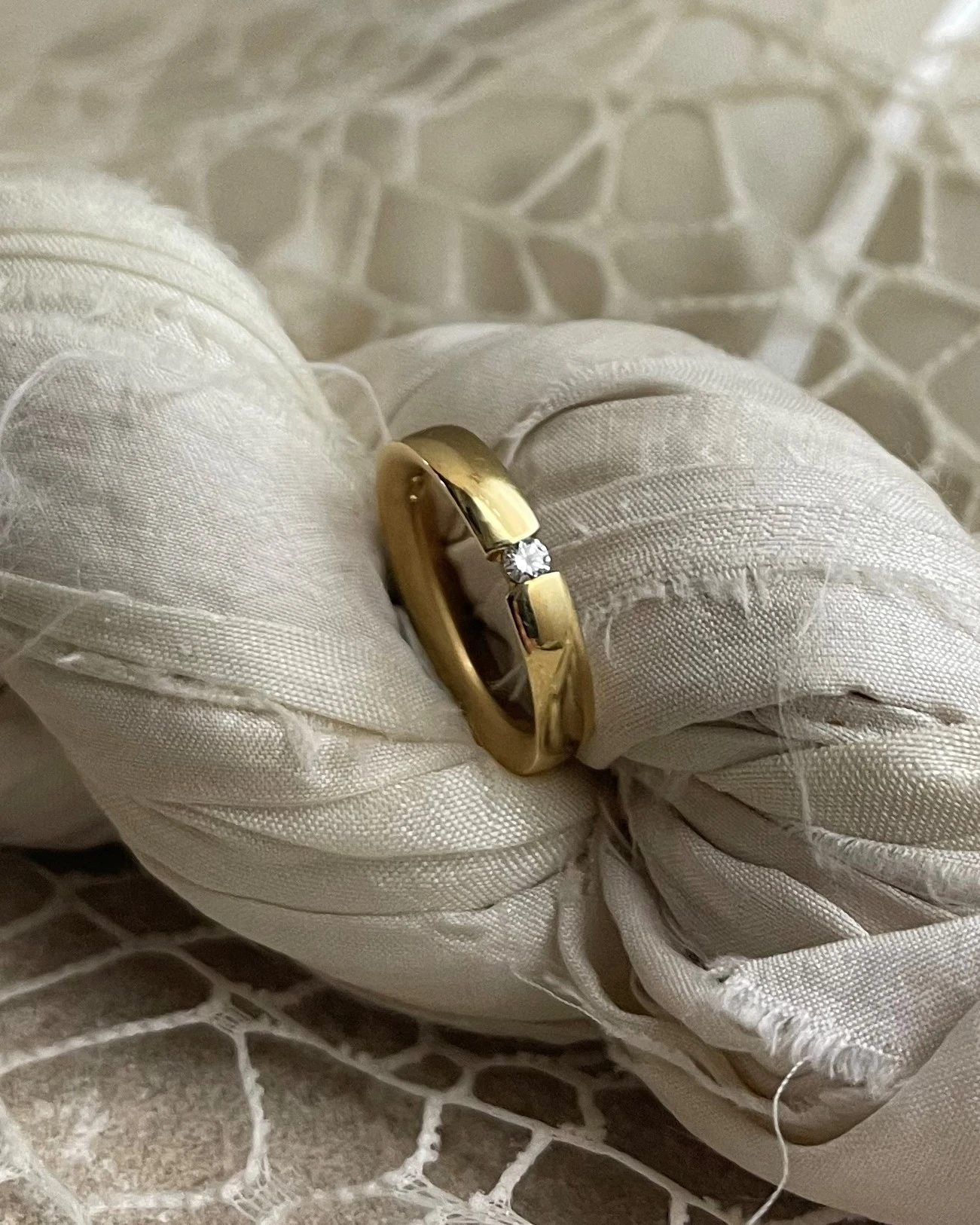 015 Anteo fede in oro giallo  cod: 0902B