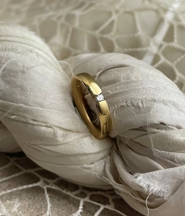 015 Anteo fede in oro giallo  cod: 0902B