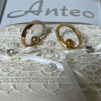 015 Anteo fede in oro giallo con brillante  cod: 0901