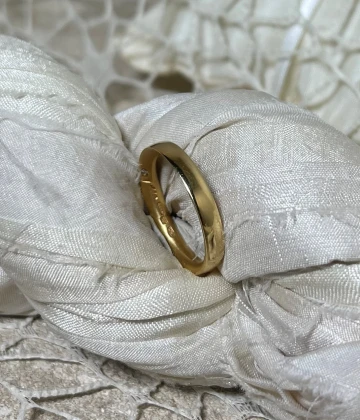 015 Anteo fede in oro giallo con brillante  cod: 0901