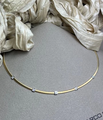 012 Marco Bicego Collana oro e brillanti cod: CG730-B (YW-M5-42,0)