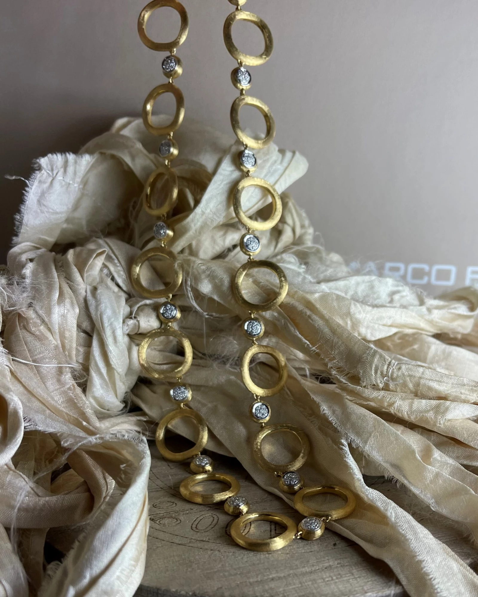 012 Marco Bicego collana oro e brillanti cod: CB1273-B (YW-Q6-44.0)