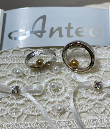 015 Anteo fede in oro bianco con brillanti  cod: 0808