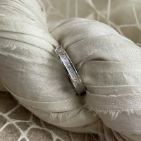 015 Anteo fede in oro bianco con brillanti  cod: 0808