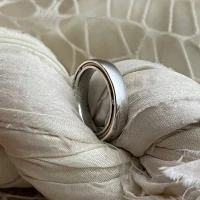 015 Anteo fede in oro bianco e giallo con brillanti cod: 9821